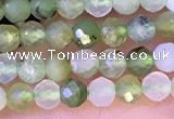 CTG1312 15.5 inches 3mm faceted round Australia chrysoprase beads