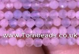 CTG710 15.5 inches 2mm faceted round tiny morganite beads