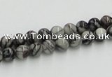 CTJ02 16 inches 6mm round black water jasper beads wholesale