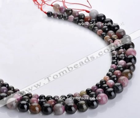 CTO10 16 inch round natural tourmaline gemstone beads wholesale