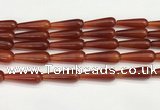 CTR422 15.5 inches 10*30mm teardrop agate beads wholesale