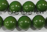 CTU1398 15.5 inches 18mm round synthetic turquoise beads