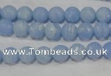 CTU1743 15.5 inches 8mm faceted round synthetic turquoise beads