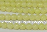 CTU2515 15.5 inches 4mm round synthetic turquoise beads