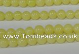 CTU2516 15.5 inches 6mm round synthetic turquoise beads