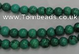 CWB565 15.5 inches 6mm round howlite turquoise beads wholesale