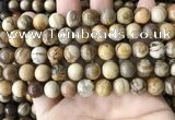 CWJ593 15.5 inches 10mm round wood jasper beads wholesale