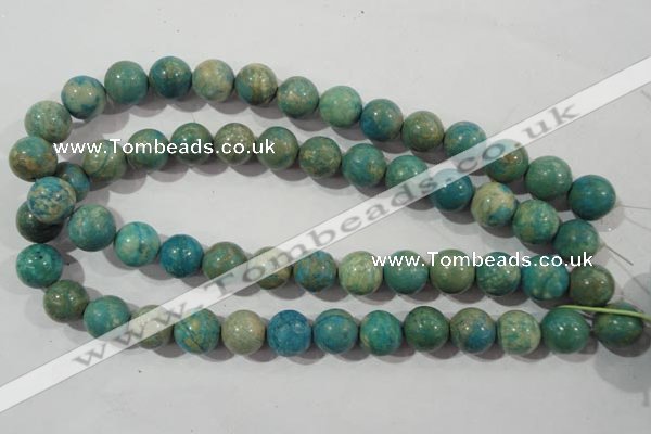 CXH105 15.5 inches 14mm round dyed Xiang He Shi gemstone beads
