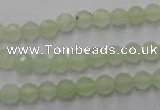 CXJ101 15.5 inches 6mm faceted round New jade beads wholesale