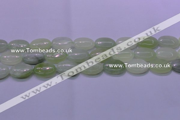 CXJ233 15.5 inches 18*25mm oval New jade beads wholesale