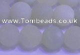 CXJ304 15.5 inches 12mm round matte New jade beads wholesale