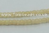 CYJ63 15.5 inches 6*7mm vase-shaped yellow jade gemstone beads wholesale