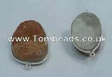 NGP1040 20*30mm - 25*35mm freeform druzy agate beads pendant