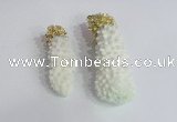 NGP2398 15*40mm - 20*60mm freefrom natural coral pendants