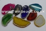 NGP4253 30*50mm - 45*75mm freefrom agate pendants wholesale