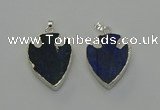 NGP6569 22*28mm - 25*35mm arrowhead lapis lazuli pendants