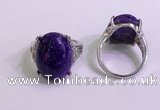 NGR3048 925 sterling silver with 15*20mm oval charoite rings