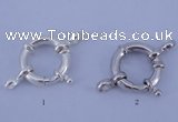 SSC205 5pcs 16mm 925 sterling silver spring rings clasps