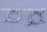 SSC209 5pcs 20mm 925 sterling silver spring rings clasps