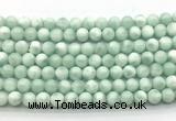 CAS301 15.5 inches 6mm round snowflake angelite gemstone beads