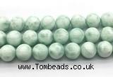 CAS307 15.5 inches 18mm round snowflake angelite gemstone beads