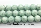 CAS308 15.5 inches 20mm round snowflake angelite gemstone beads