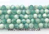 CAS312 15.5 inches 10mm round snowflake angelite gemstone beads