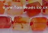 CNG6932 15.5 inches 5*8mm - 8*12mm nuggets red agate beads