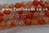 CAA1045 15.5 inches 4mm round dragon veins agate beads wholesale