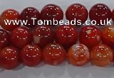 CAA1047 15.5 inches 8mm round dragon veins agate beads wholesale