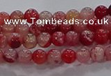 CAA1050 15.5 inches 4mm round dragon veins agate beads wholesale