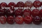 CAA1052 15.5 inches 8mm round dragon veins agate beads wholesale