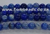 CAA1060 15.5 inches 4mm round dragon veins agate beads wholesale