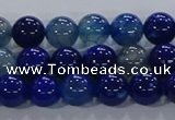 CAA1061 15.5 inches 6mm round dragon veins agate beads wholesale