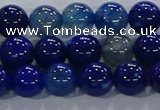 CAA1062 15.5 inches 8mm round dragon veins agate beads wholesale