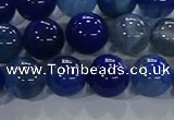 CAA1063 15.5 inches 10mm round dragon veins agate beads wholesale
