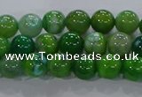 CAA1066 15.5 inches 6mm round dragon veins agate beads wholesale