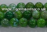 CAA1067 15.5 inches 8mm round dragon veins agate beads wholesale