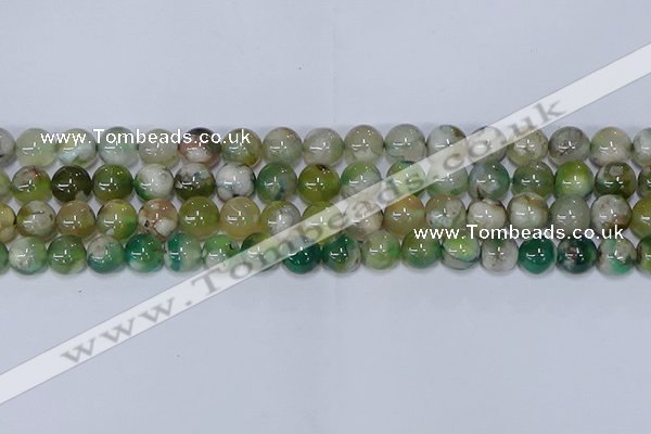 CAA1092 15.5 inches 8mm round sakura agate gemstone beads