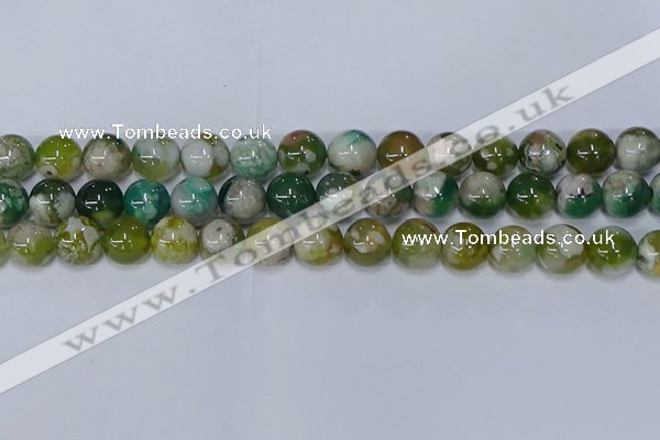 CAA1093 15.5 inches 10mm round sakura agate gemstone beads