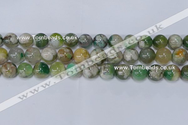 CAA1095 15.5 inches 14mm round sakura agate gemstone beads