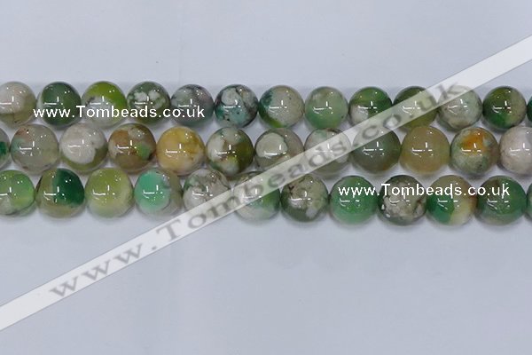 CAA1096 15.5 inches 16mm round sakura agate gemstone beads