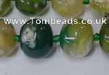 CAA1110 15.5 inches 15*18mm rondelle sakura agate gemstone beads