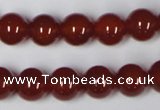 CAA112 15.5 inches 10mm round red agate gemstone beads wholesale