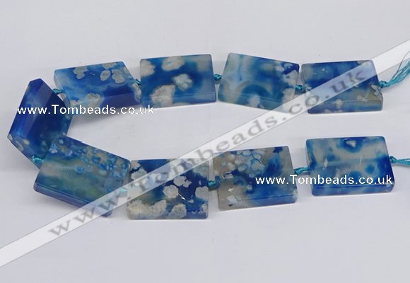 CAA1165 15.5 inches 30*40mm rectangle sakura agate gemstone beads