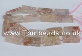 CAA1167 15.5 inches 22*40mm rectangle sakura agate gemstone beads