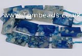 CAA1202 15.5 inches 30*50mm rectangle sakura agate beads