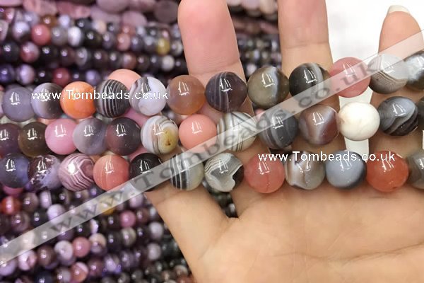 CAA1254 15.5 inches 12mm round Botswana agate beads wholesale