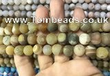 CAA1435 15.5 inches 12mm round matte druzy agate beads