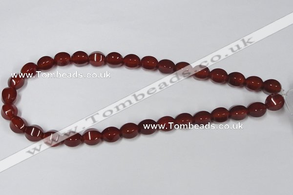 CAA147 15.5 inches 10*12mm star fruit shape red agate gemstone beads